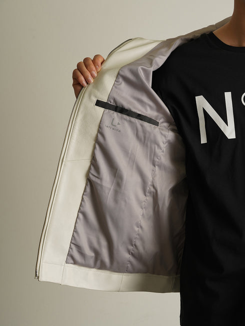 【CUSTOM CULTURE】 ラムレザー パーカー